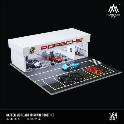 MoreArt Porsche Dealership/Shop Assembly & Modification Shop (Lighted Edition)