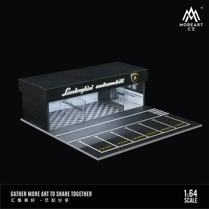 MoreArt Lamborghini Dealership/Shop Assembly & Modification Shop (Lighted Edition)