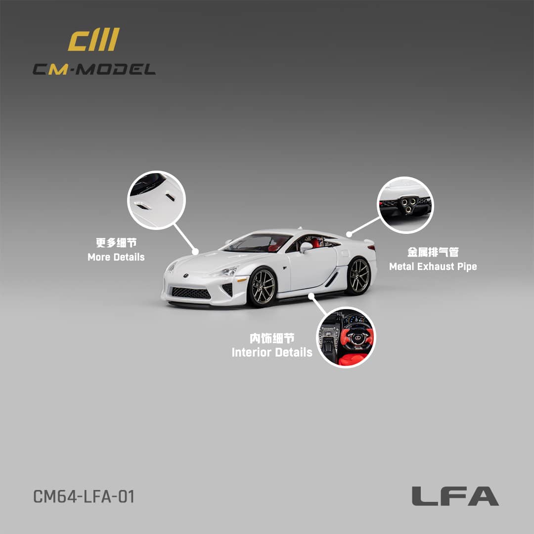 CM Model - Lexus LFA (Pearl White)