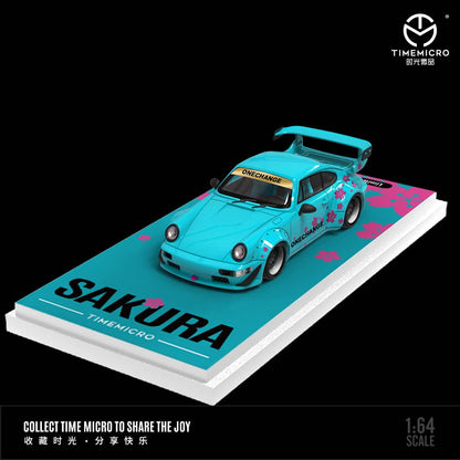 TimeMicro Porsche 964 (Sakura Blue/No figure)