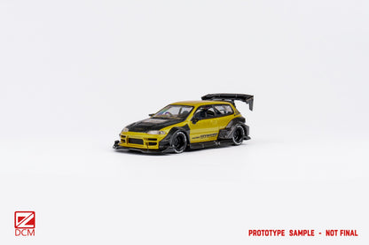 DCM Kevmanz GT Honda EG short tail (Gold & Carbon version 1)