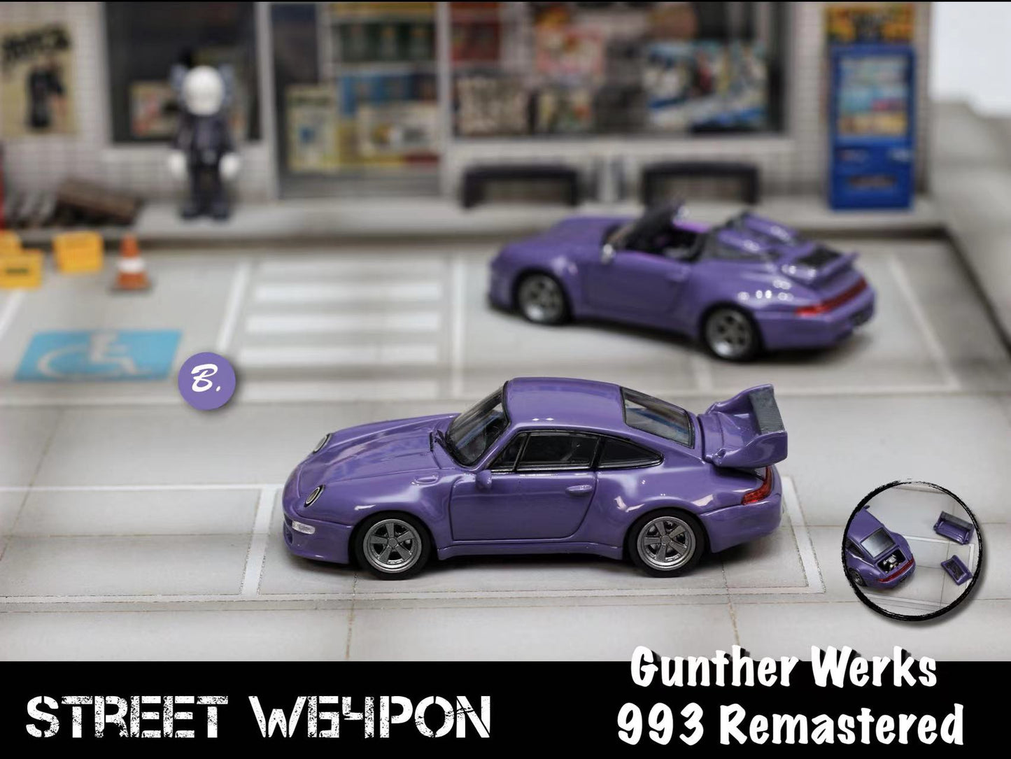 Street Weapon Gunther Werks 991 Remastered Coupe (Dark Purple)