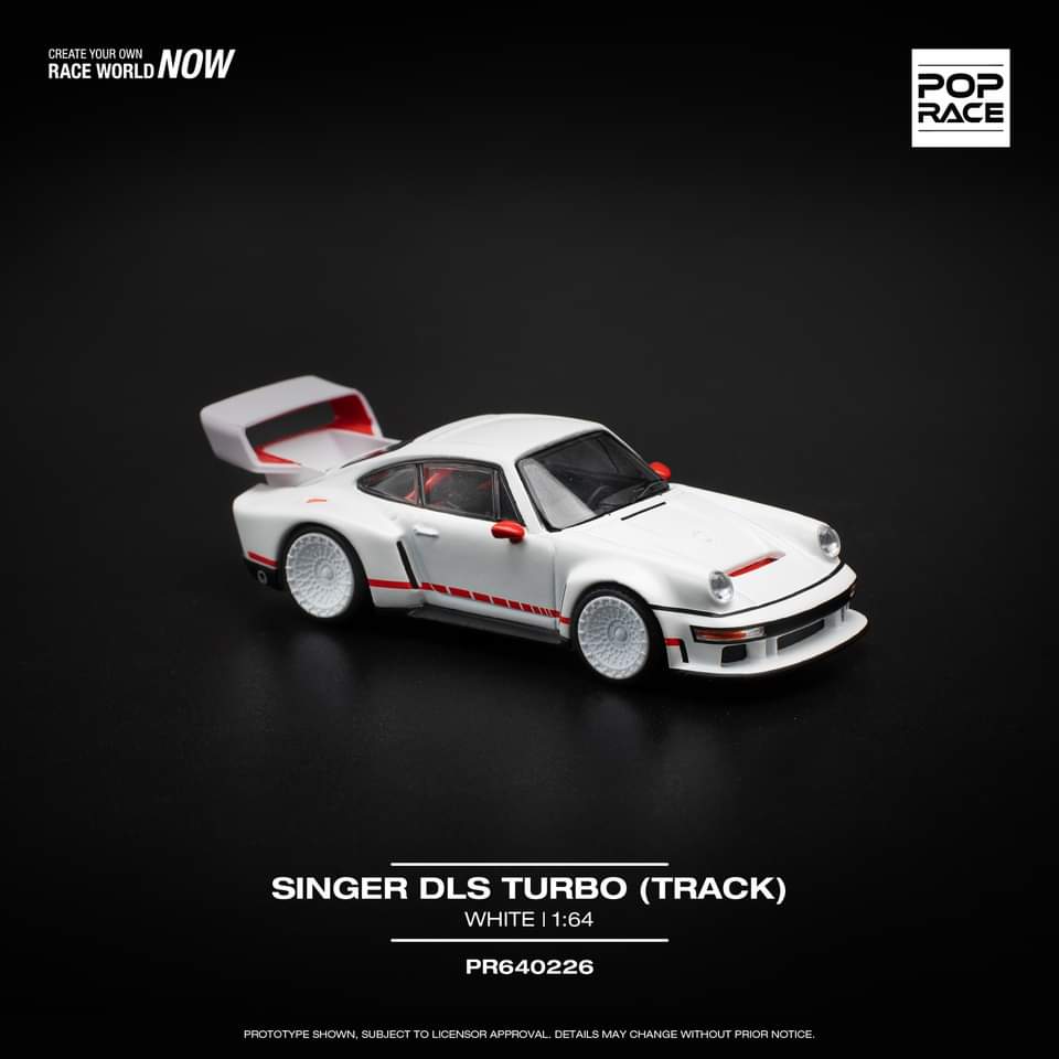 Pop Race - Singer DLS Turbo (Track) in White