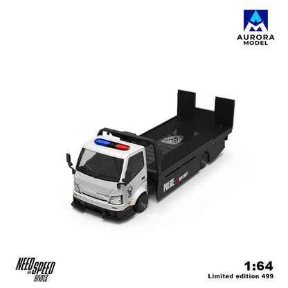 (PREORDER) Aurora Model - H300 Flatbed Transport Trailer (Need for Speed - Police Livery)