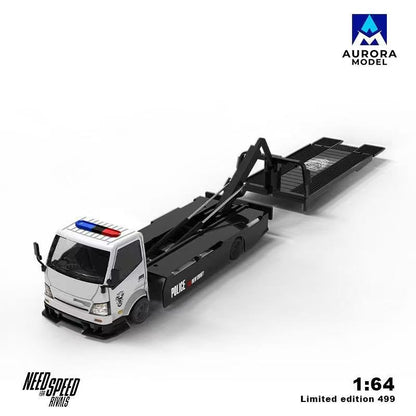 (PREORDER) Aurora Model - H300 Flatbed Transport Trailer (Need for Speed - Police Livery)