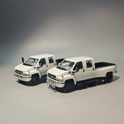 (PREORDER SOLD OUT) GOC - Chevrolet Kodiak Pickup (White) or GMC Topkick Pickup (White) 1:64 Scale Diecast