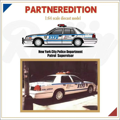 (PREORDER) Rollin' 64 - Crown Victoria (NYPD Patrol Supervisor)