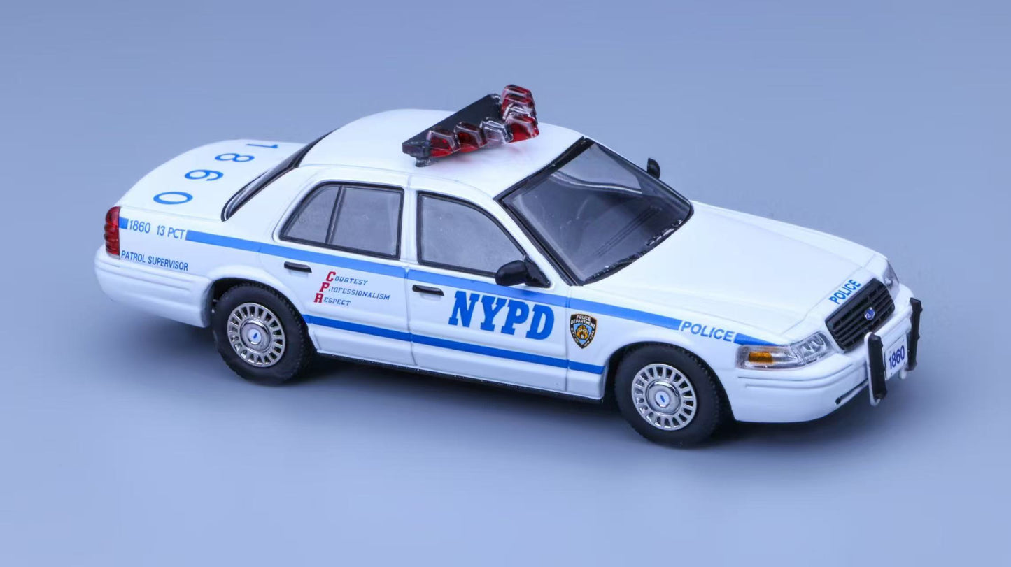 (PREORDER) Rollin' 64 - Crown Victoria (NYPD Patrol Supervisor)