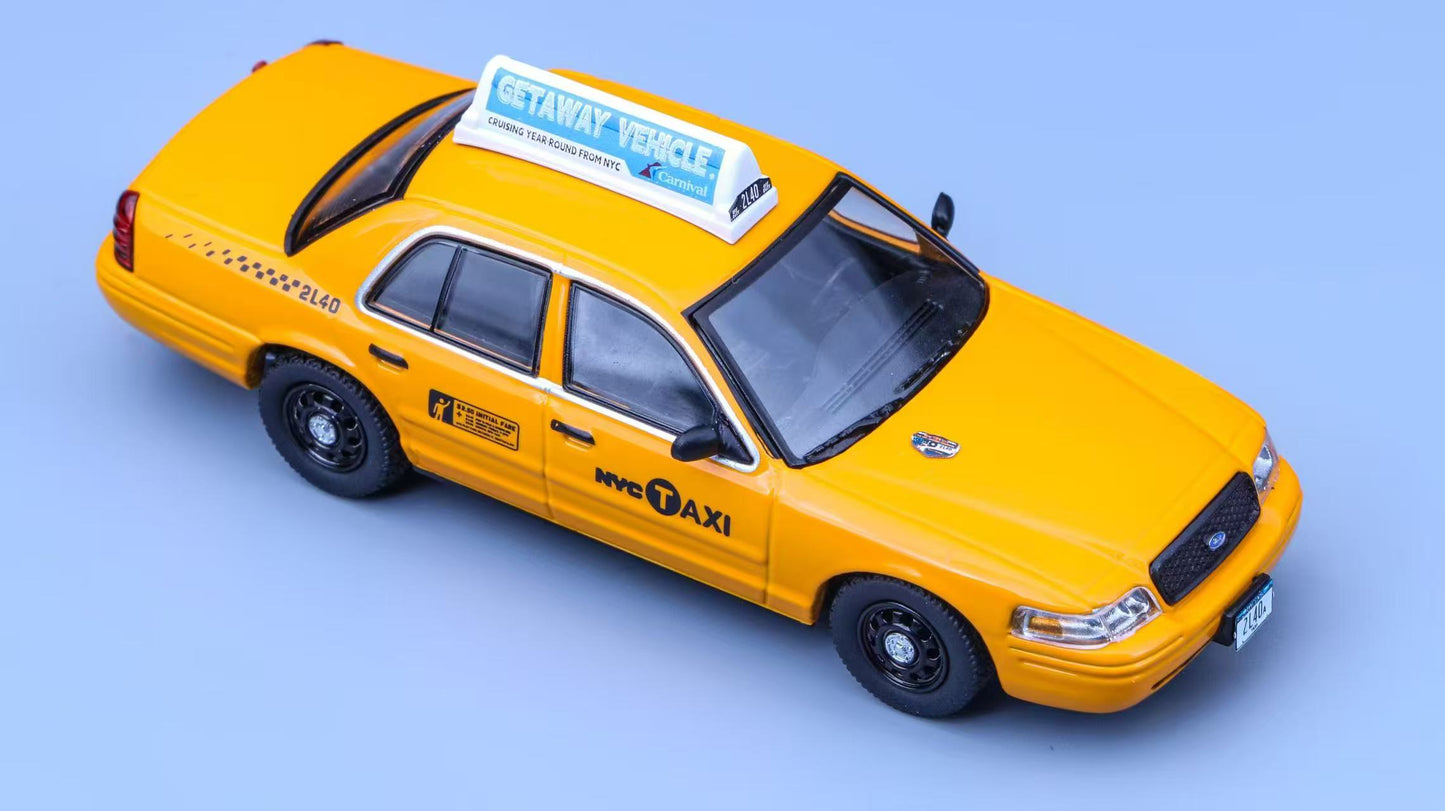 (PREORDER) Rollin' 64 - Crown Victoria (NYC Yellow Taxi Cab-New York City)