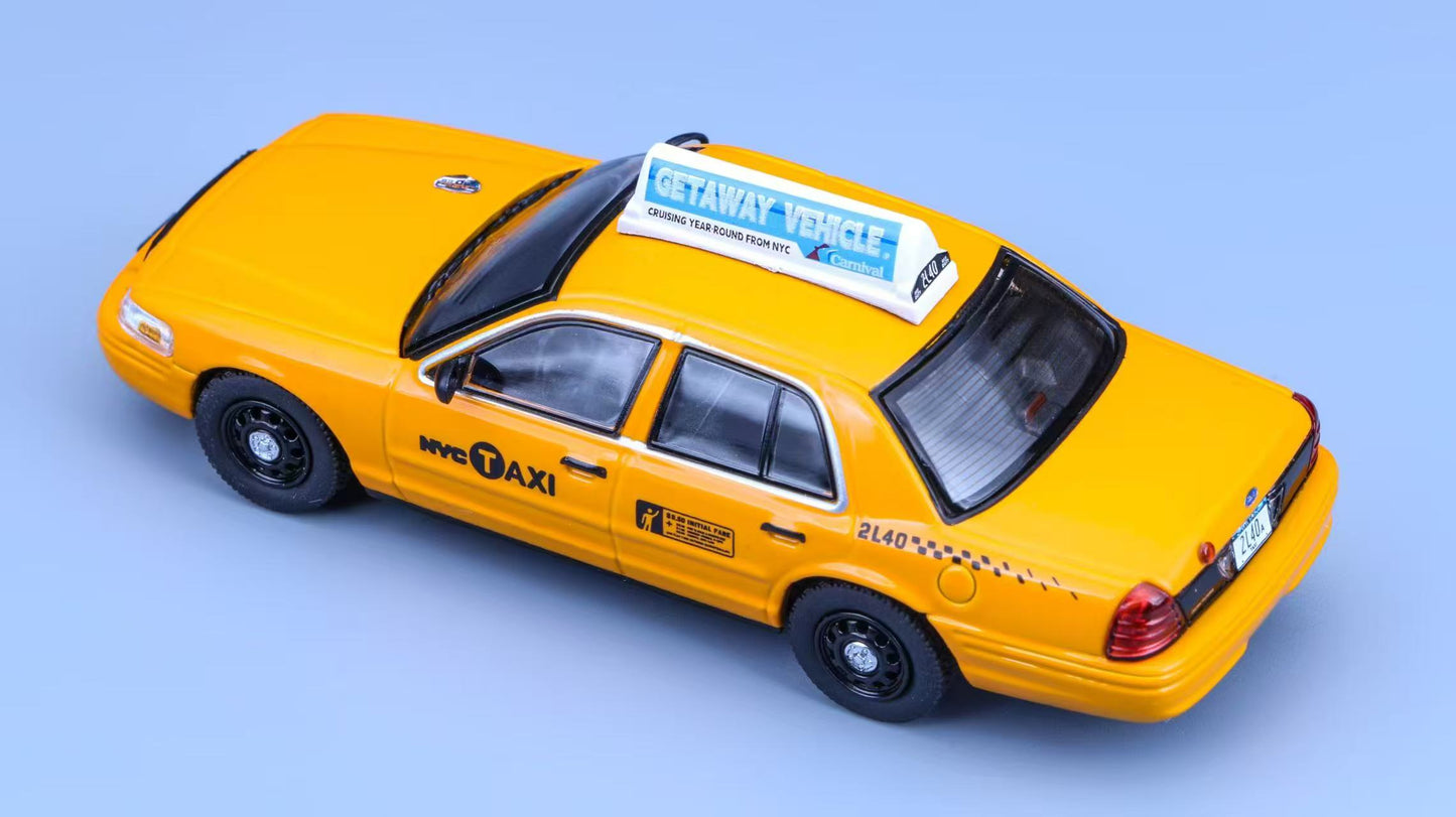 (PREORDER) Rollin' 64 - Crown Victoria (NYC Yellow Taxi Cab-New York City)