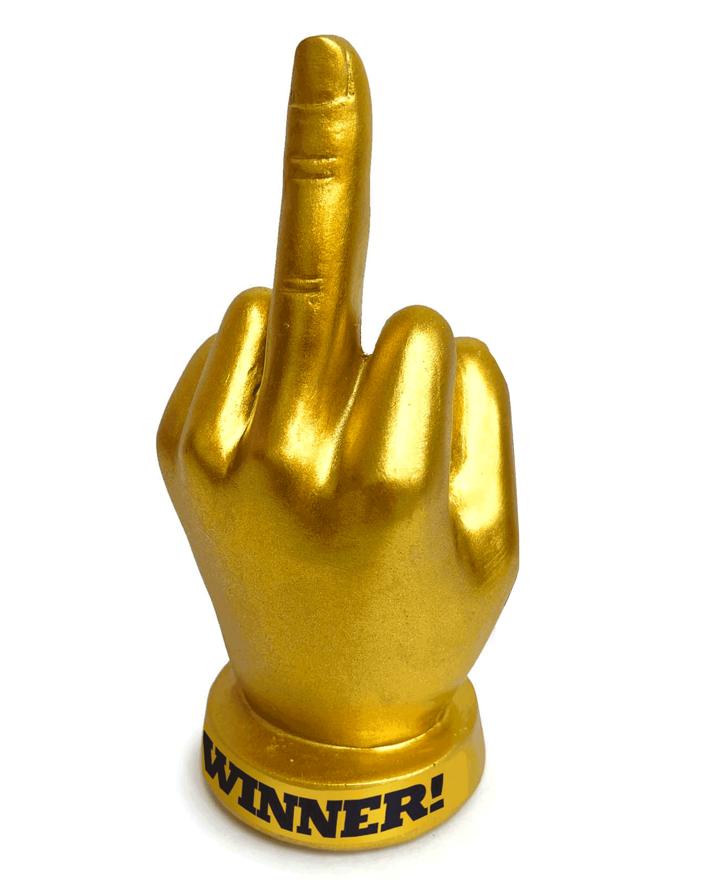 Golden FU Finger Trophy (Customizable)