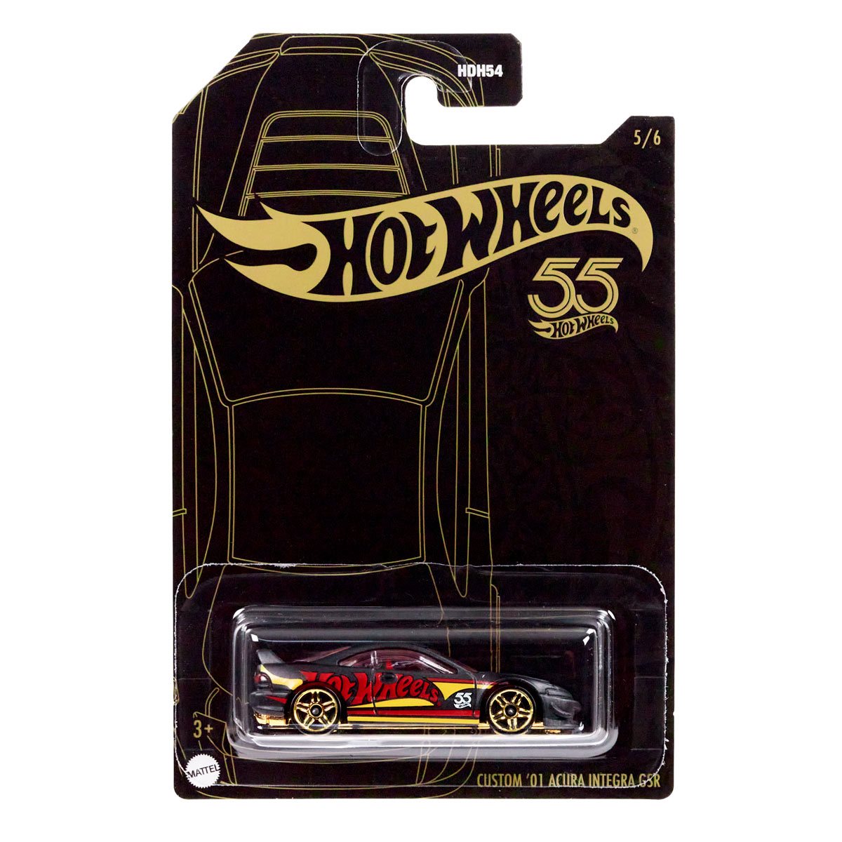 Hot Wheels 55 Aniversario Perlado y Cromo