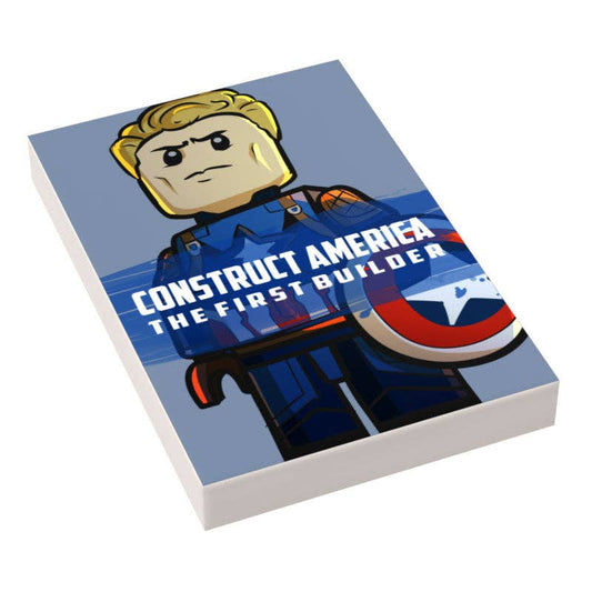 B3 Customs - Construct America: First Builder Movie Cover (2x3 Tile)