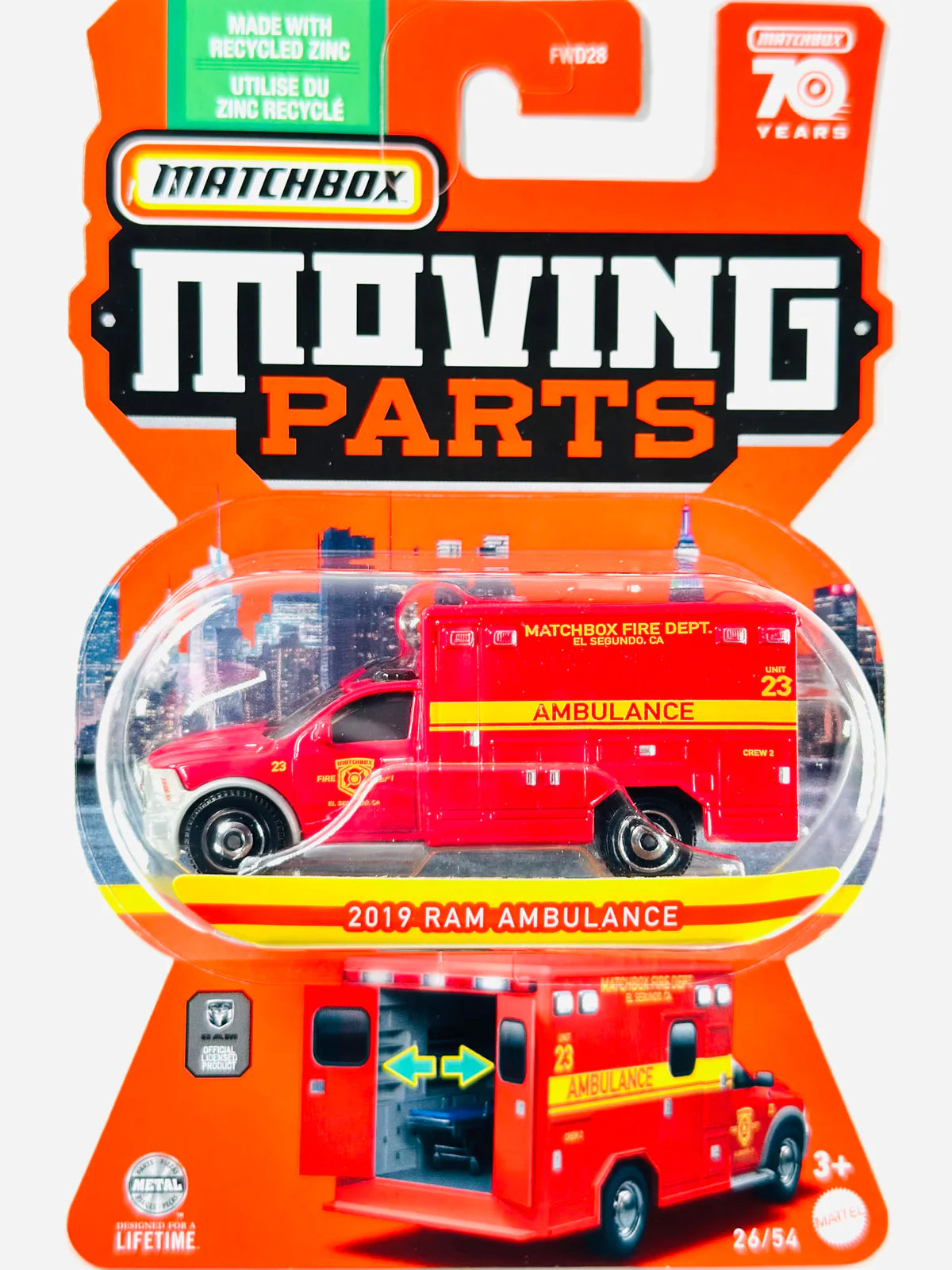 Matchbox Moving Parts  (Celebrating 70 years)