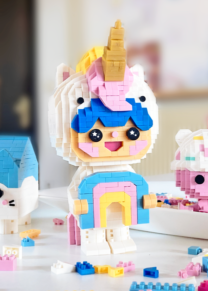 Momiji  Mini-Bricks - Rainbow Unicorn