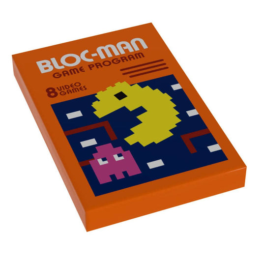 B3 Customs - Bloc-Man Video Game Cover (2x3 Tile)