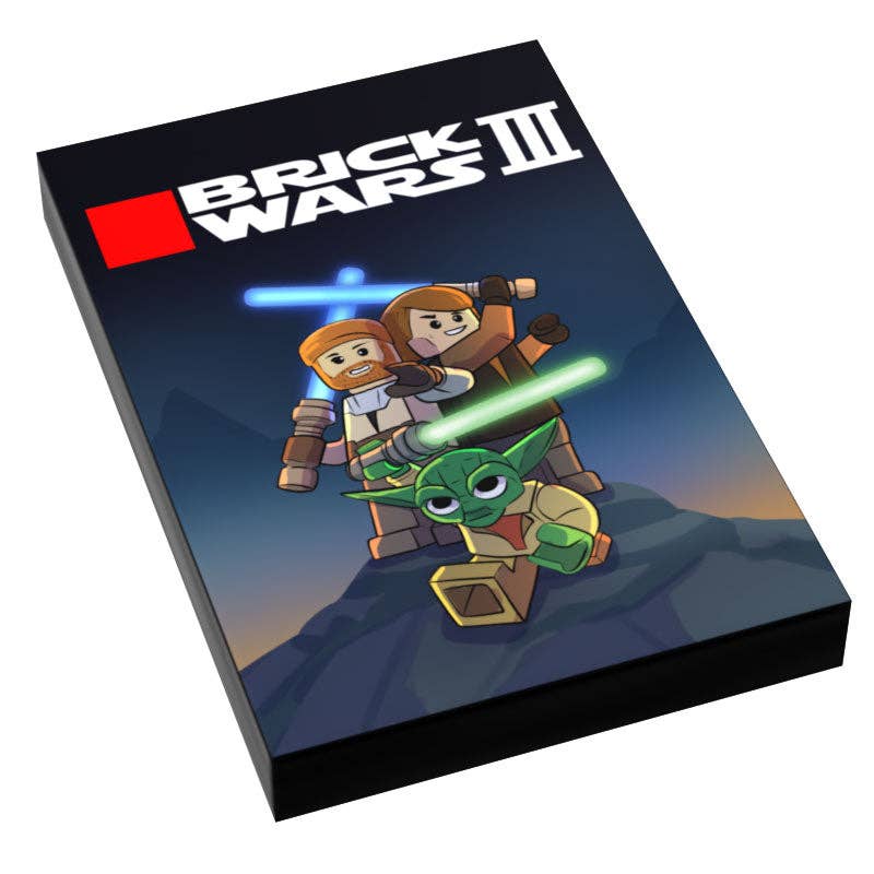 B3 Customs - LEGO Brick Wars III - SW III: Clone Wars Video Game Cover (2x3 Tile)