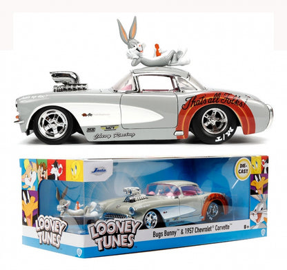 Looney Tunes - Bugs Bunny y Chevrolet Corvette 1957 de Jada