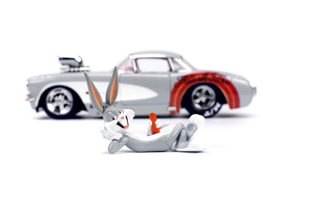 Looney Tunes - Bugs Bunny y Chevrolet Corvette 1957 de Jada