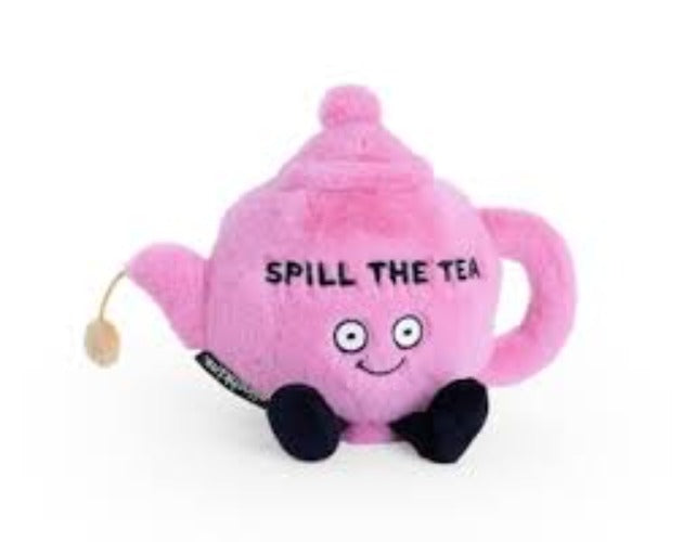 Punchkins - "Spill the Tea!" Novelty Plush Tea Pot Holiday Gift