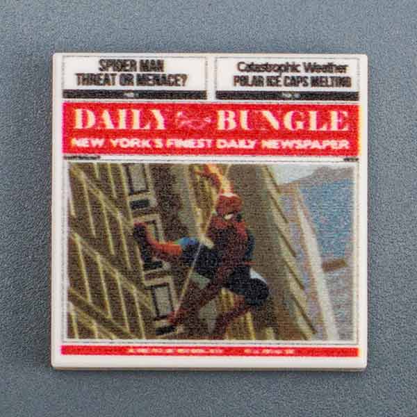 B3 Customs - Spidey Sighting! Newspaper - Custom Part (2x2 Tile)