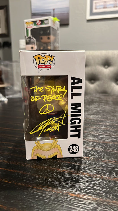 Funko Pop! All Might (Glow In The Dark) 🔥Signé🔥