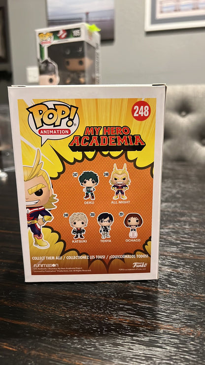 Funko Pop! All Might (Glow In The Dark) 🔥Signé🔥