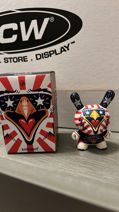 Kidrobot Kronk Dunny Indie Eagle 3" 4th of July Independence Day