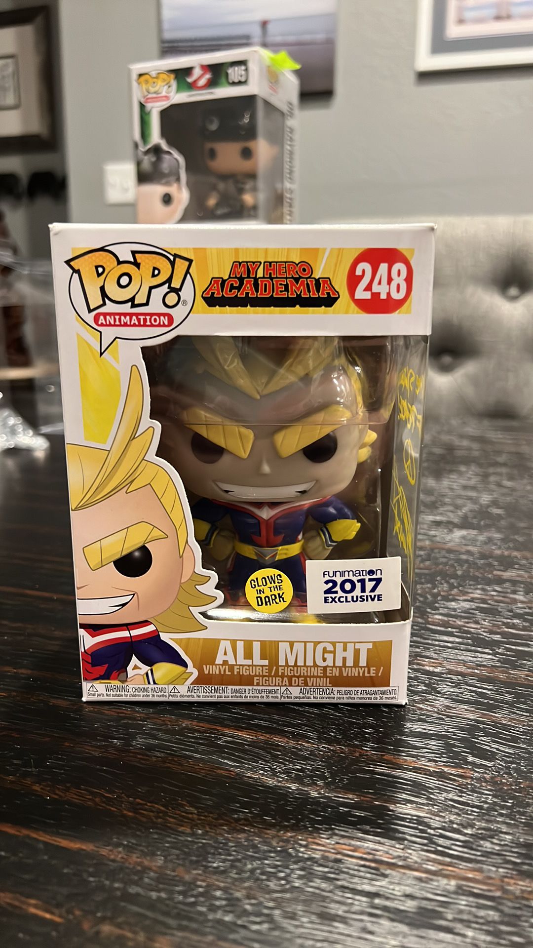 Funko Pop! All Might (Glow In The Dark) 🔥Signé🔥