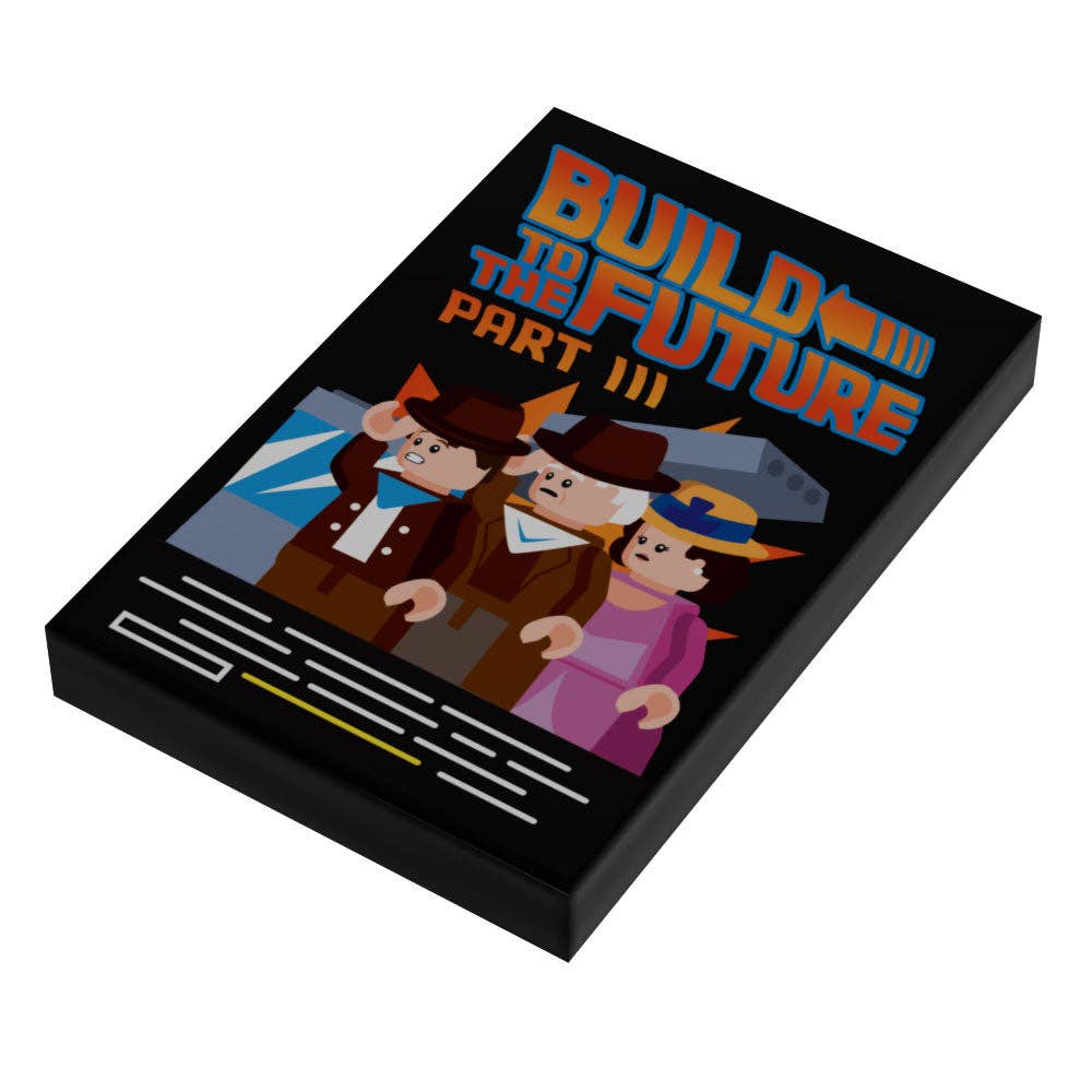 B3 Customs - B3 Customs Build to the Future Part III Movie Cover (2x3 Tile)