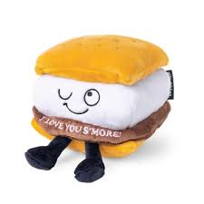 Punchkins - "I Love You S'More" Novedad Regalo navideño de felpa S'More