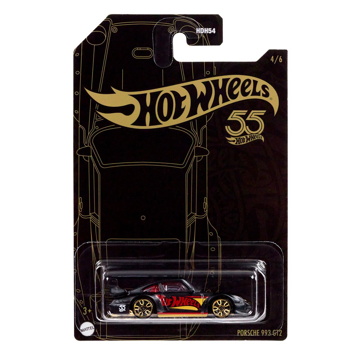 Hot Wheels 55 Aniversario Perlado y Cromo