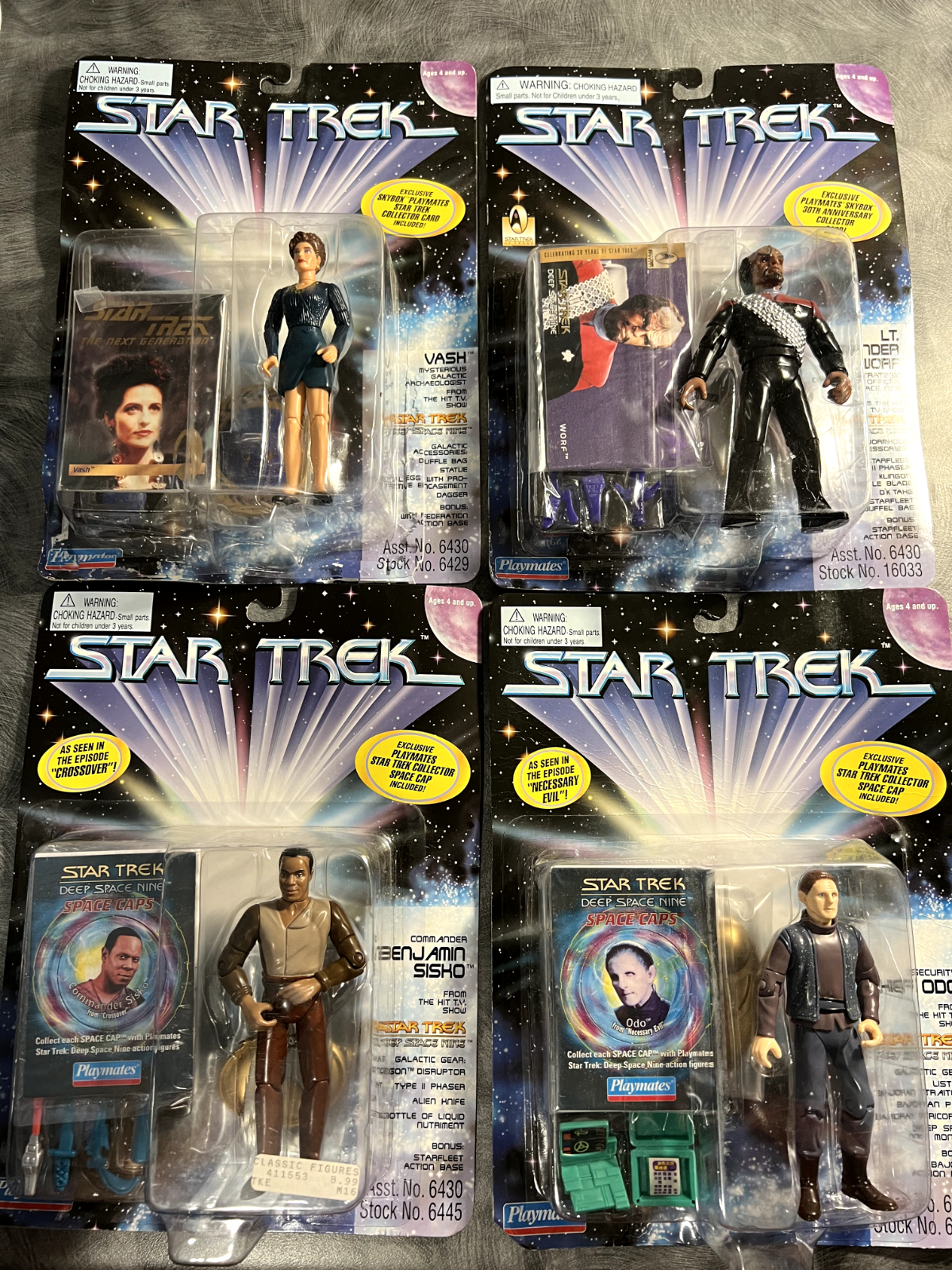 Figura de acción de Star Trek Deep Space Nine de 5" (lote de 4) 