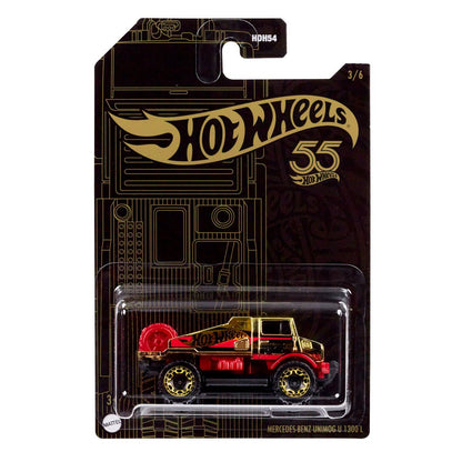 Hot Wheels 55 Aniversario Perlado y Cromo