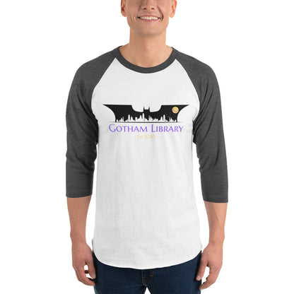 Gotham Library - 3/4 sleeve raglan shirt