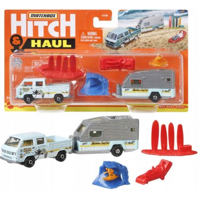 MBX Matchbox Hitch & Haul Volkswagens Wave Rider Set