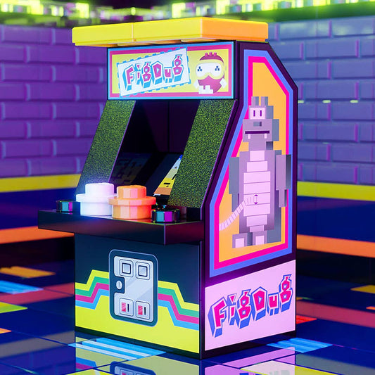 B3 Customs® - Fig Dug - Custom LEGO Arcade Machine