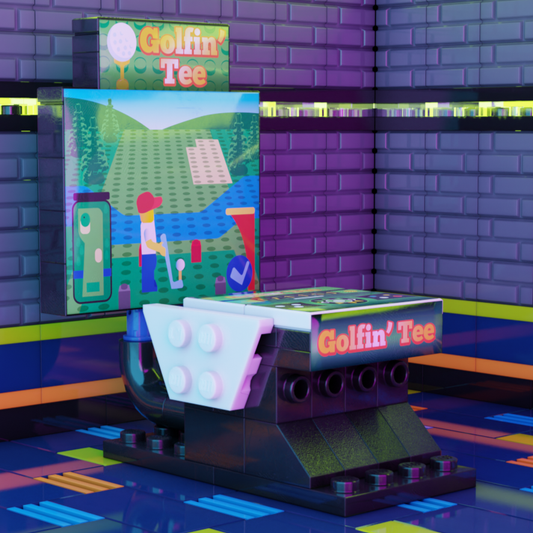 B3 Customs® - Golfin' Tee - Custom LEGO Arcade Machine