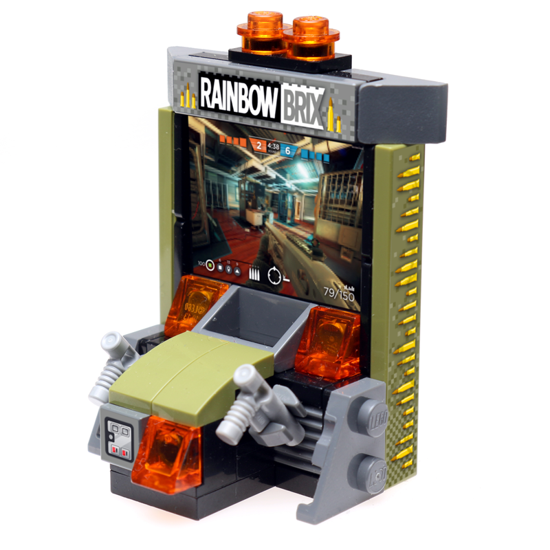 B3 Customs® - Rainbow Brix - Custom LEGO Shooter Arcade Game