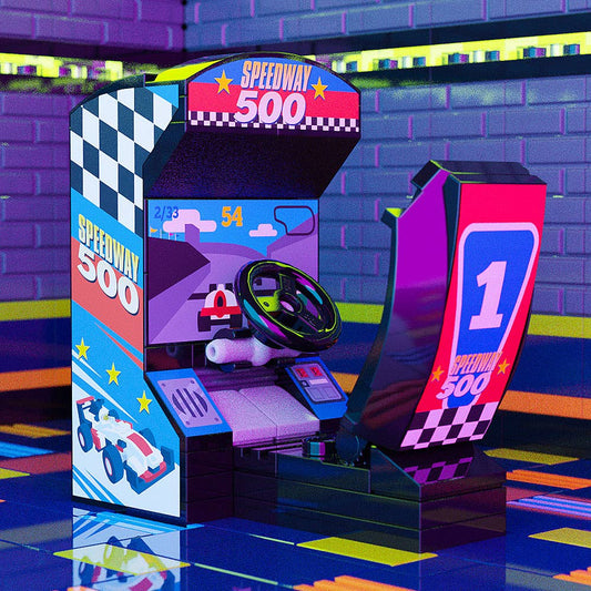 B3 Customs® - Speedway 500 - Jeu de course d'arcade LEGO personnalisé