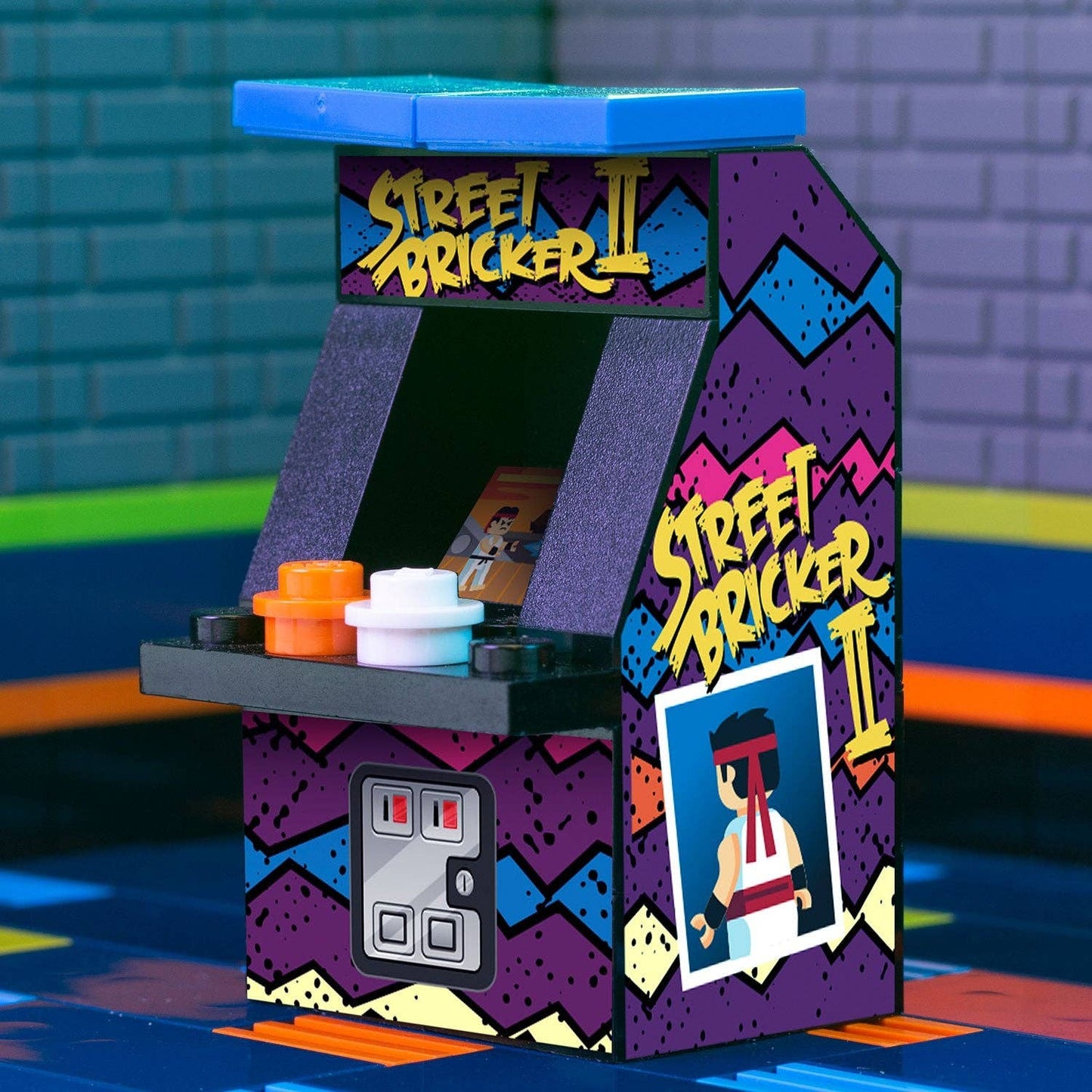 B3 Customs® - Street Bricker II - Machine d'arcade LEGO personnalisée