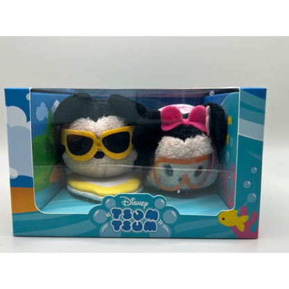 Tsum Tsum Mickey y Minnie Swim Snorkel Surf Hawaii paquete de 2