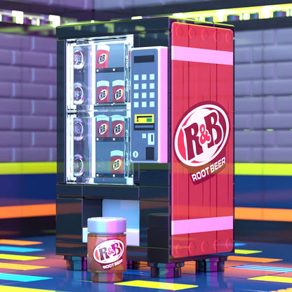 B3 Customs® - R & B Root Beer - Custom LEGO Soda Vending Machine