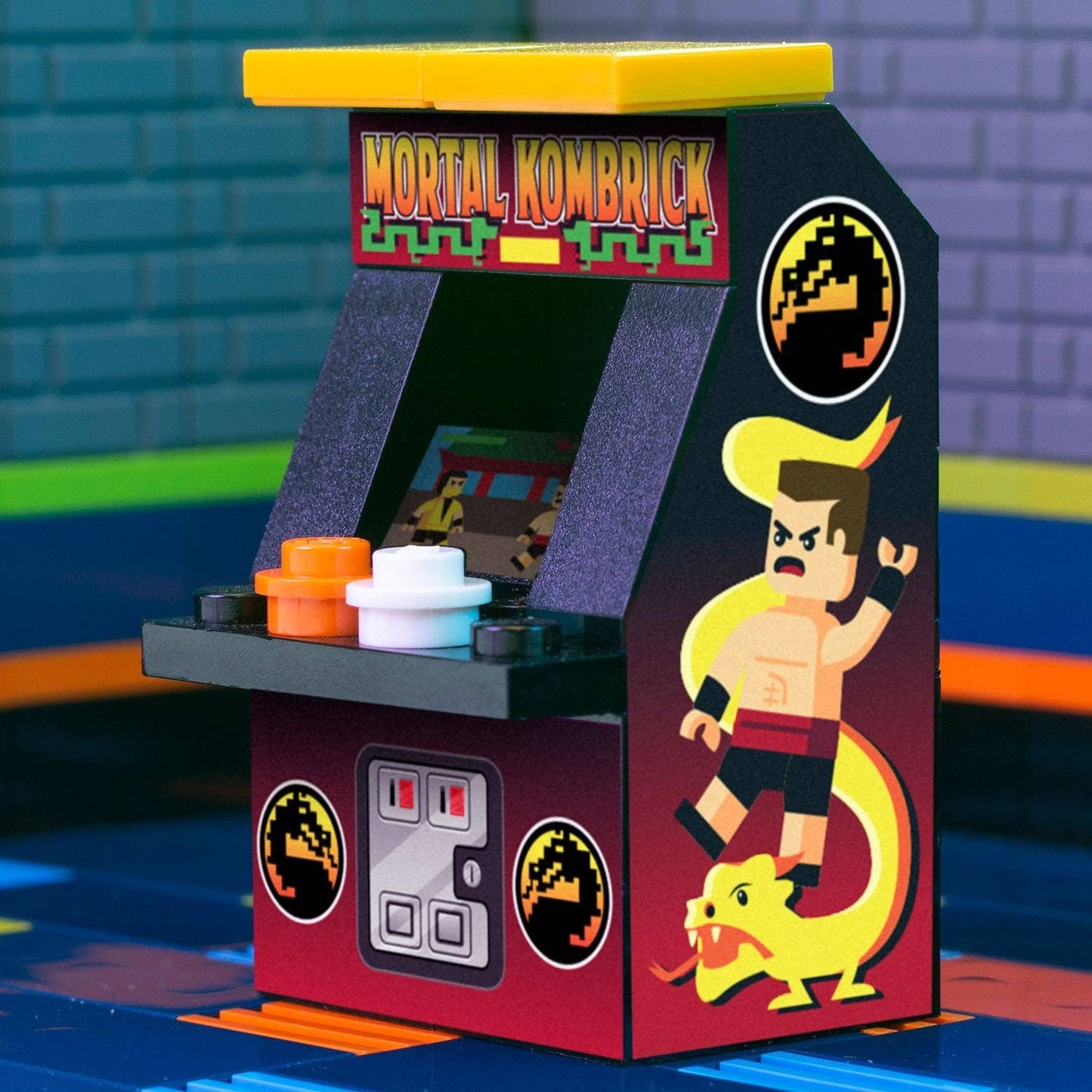 B3 Customs® - Mortal Kombrick - Custom LEGO Arcade Machine