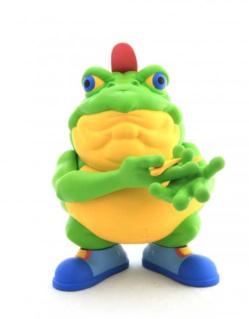 Ron English "Drug'em Kill Frog" Vinyl Figure