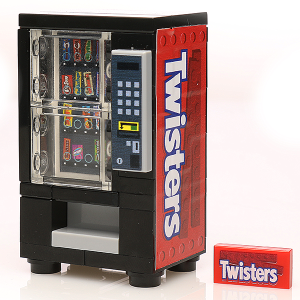 B3 Customs® - Twisters - Máquina expendedora de dulces LEGO personalizada