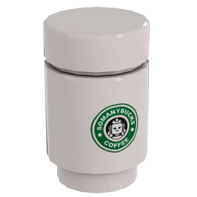 B3 Customs - Somanybucks Coffee Cup for Minifigs