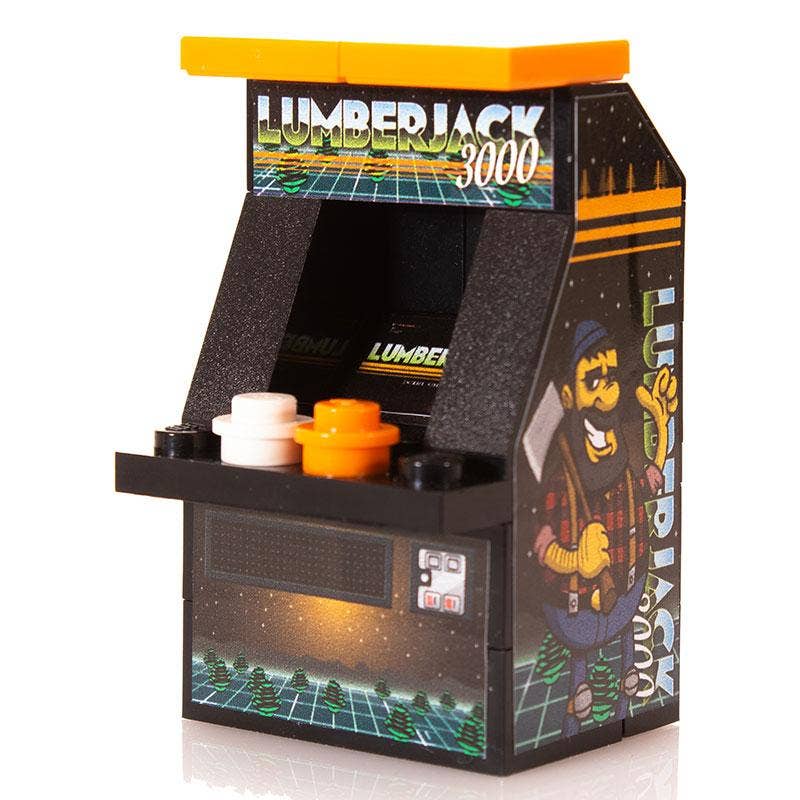 B3 Customs® - Lumberjack 3000 - La máquina arcade LEGO personalizada es