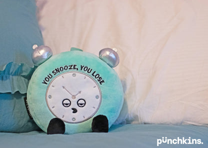 Punchkins - "You Snooze, You Lose" Plush Clock