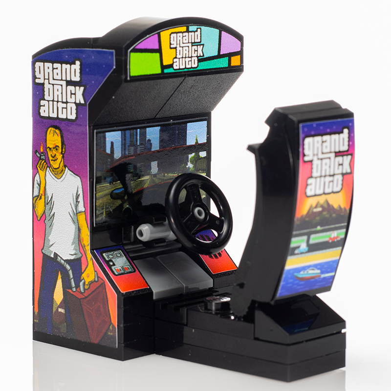 B3 Customs® - Grand Brick Auto - Juego de carreras arcade LEGO personalizado